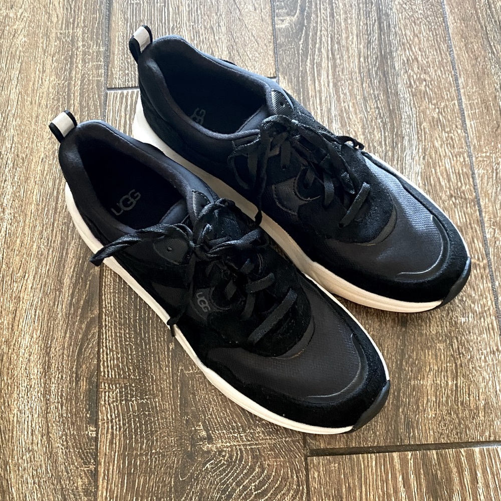 Ugg platform suede sneakers